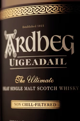 Ardbeg Uigedail Whisky Etikett