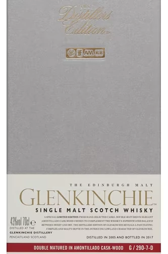Glenkinchie Distillers Edition 2017 Box Etikett