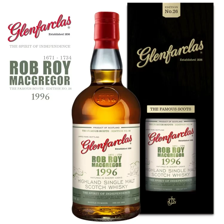 Glenfarclas 1996/2024 - Famous Scots No. 26 - Rob Roy