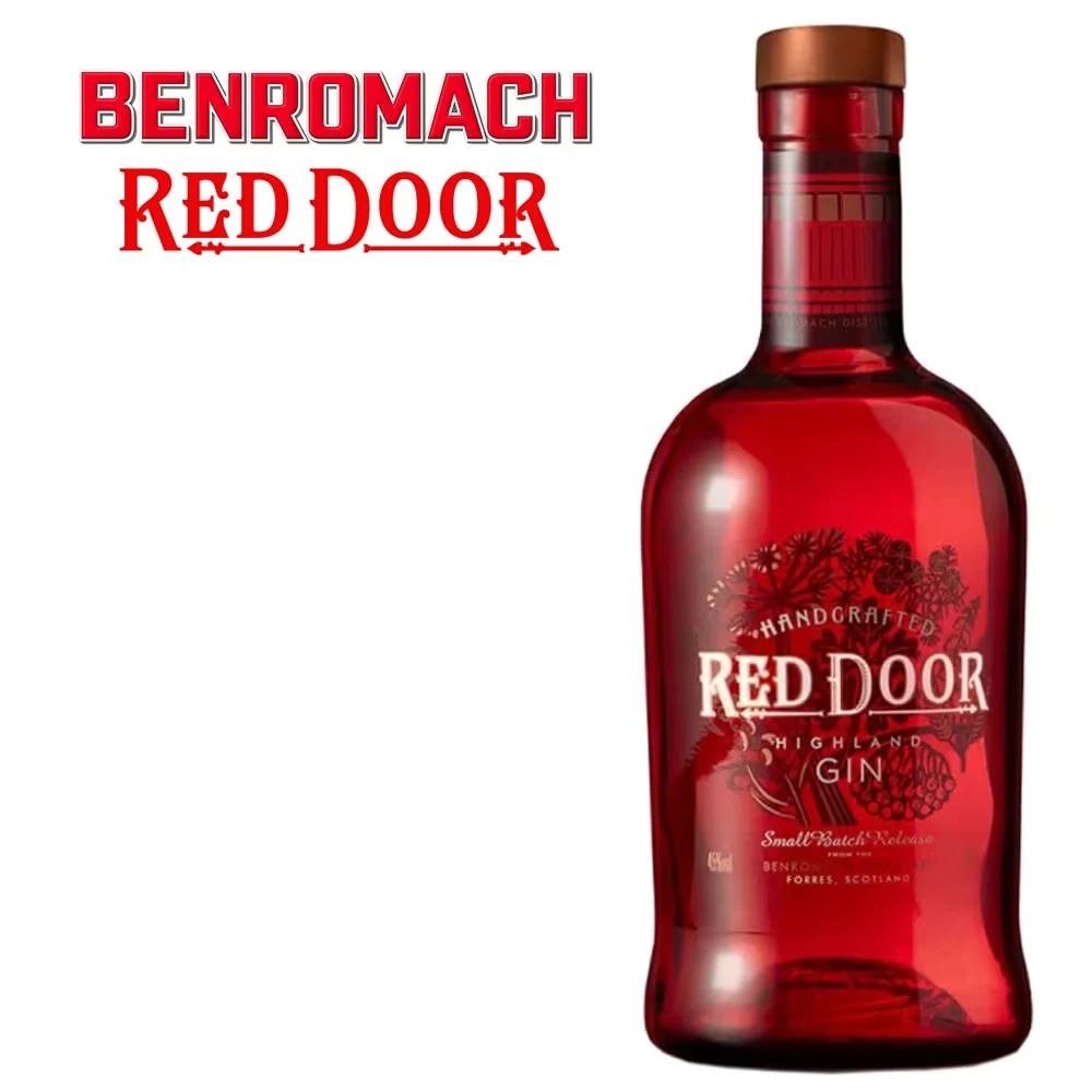Gin, Red Door, handcrafted, Flasche, Spirituose
