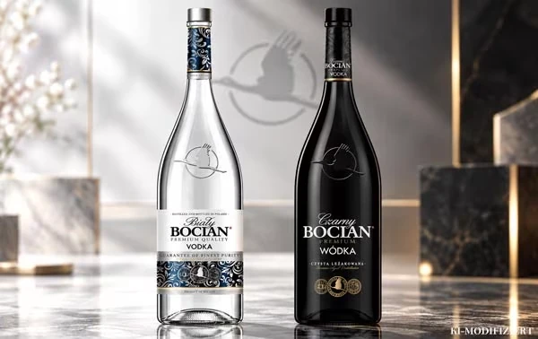 Biały Bocian Premium Vodka und Czarny Bocian Premium Vodka aus Polen