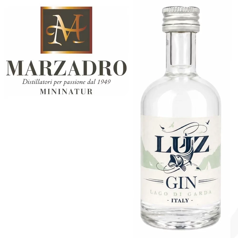 Marzadro LUZ Gin - Gardasee Gin - 45% Vol. / 50 ml