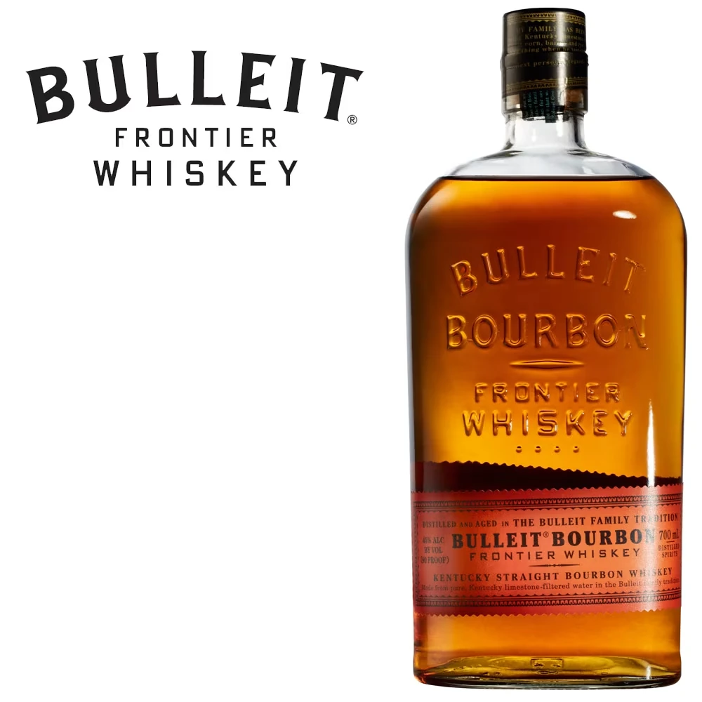 Whiskey, Bourbon, Frontier, Flasche, Glasflasche