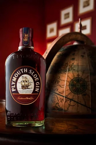 Plymouth Gin Sloe in der Bar
