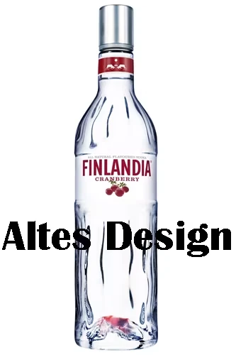 Finlandia Cranberry Vodka - Altes Design
