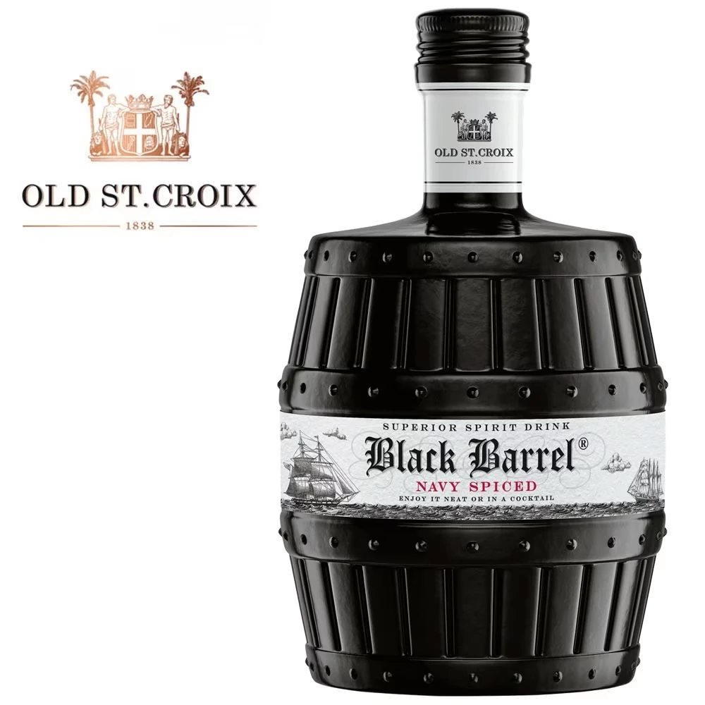 Old St. Croix (A.H. Riise) Black Barrel Navy Spiced - 40% Vol.