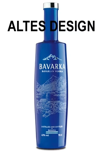 Bavarka Vodka aus Deutschland - Altes Design