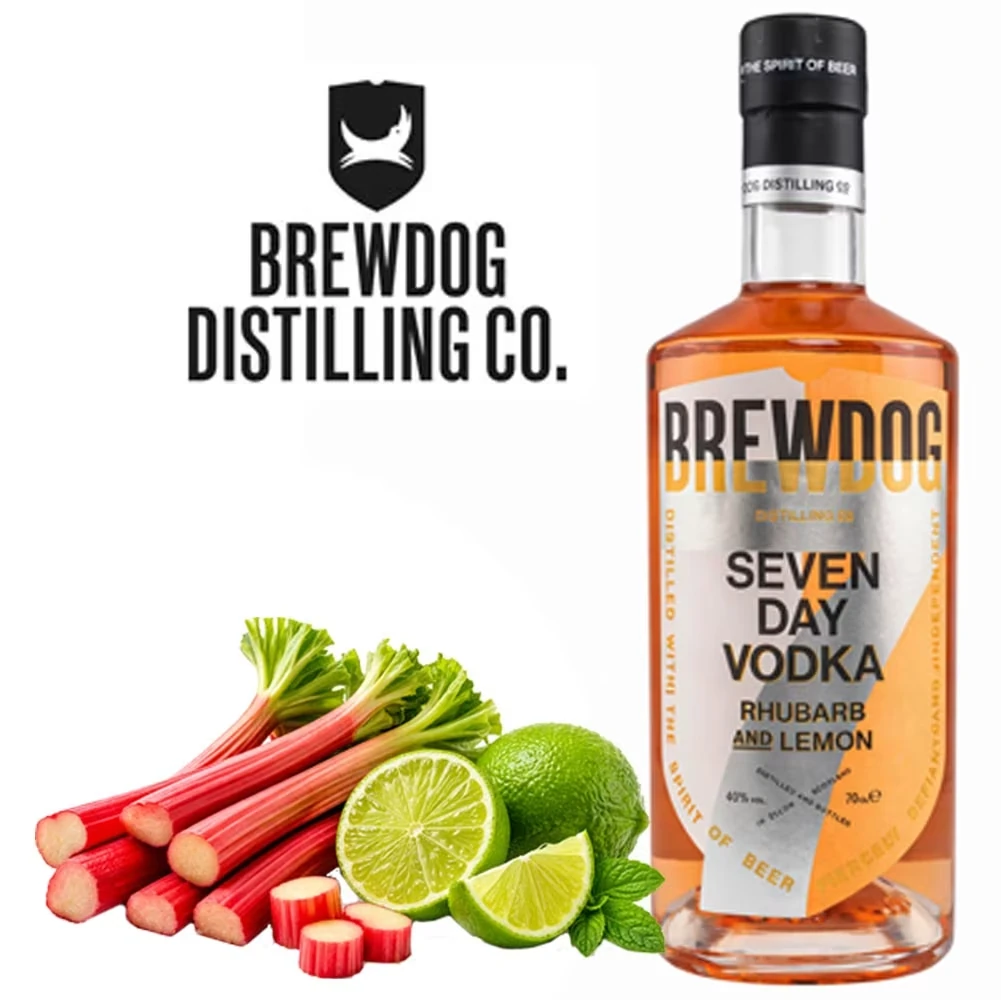 BrewDog Seven Day Rhubarb & Lime Vodka