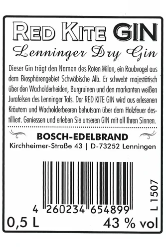 Red Kite Dry Gin
