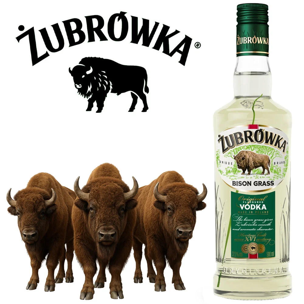 Zubrowka Bison Gras 0,5 Liter Vodka
