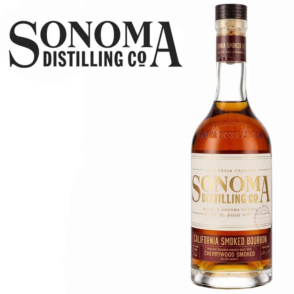 Bourbon, Whiskey, Sonoma Distilling Co, Kirscheholz geräuchert, Kalifornien