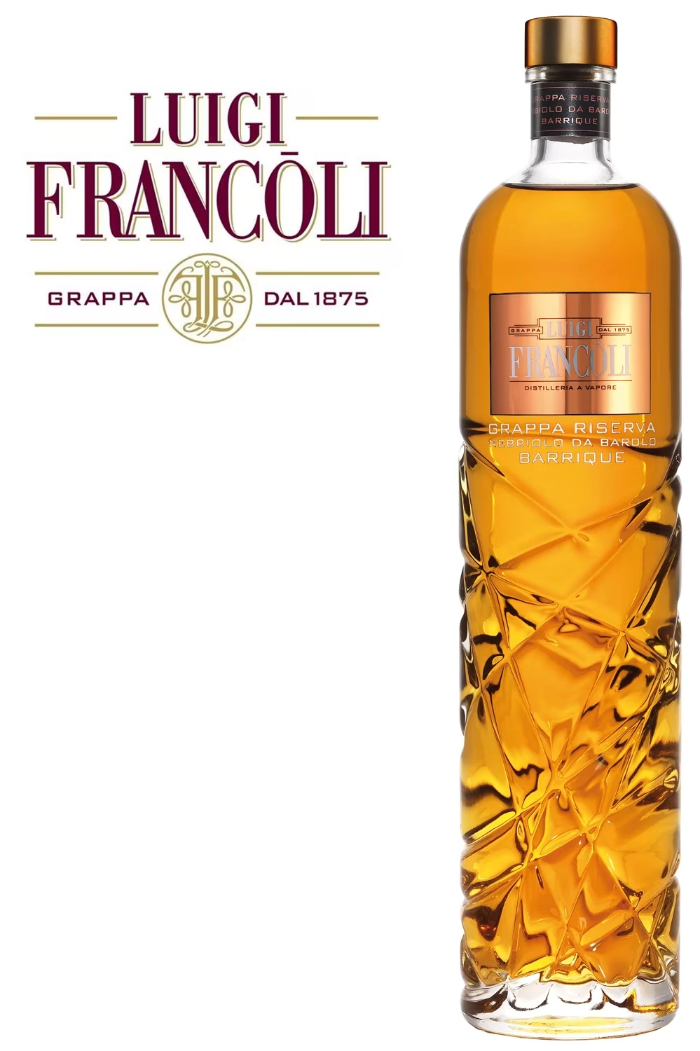 Luigi Francoli Grappa Riserva Nebbiolo da Barolo Barrique