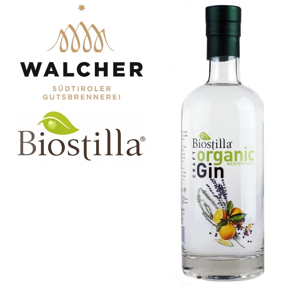 Biostilla Mediterraneo Premium Gin aus Südtirol