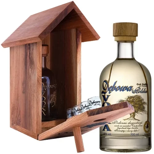 Debowa Vodka im Vogelhaus