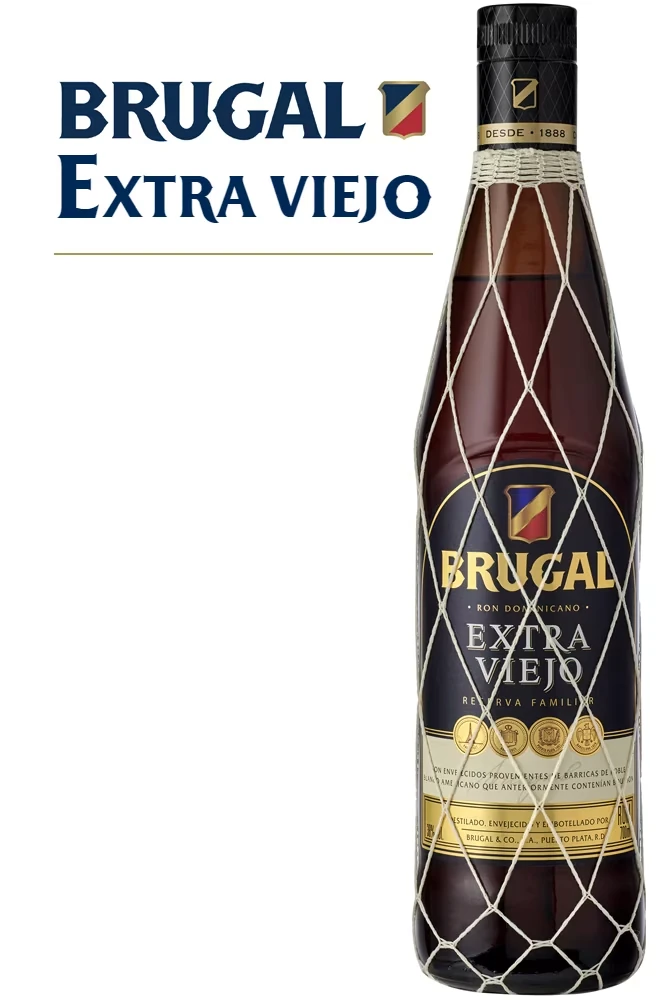 Brugal Extra Viejo - Reserva Familiar Rum & Glas