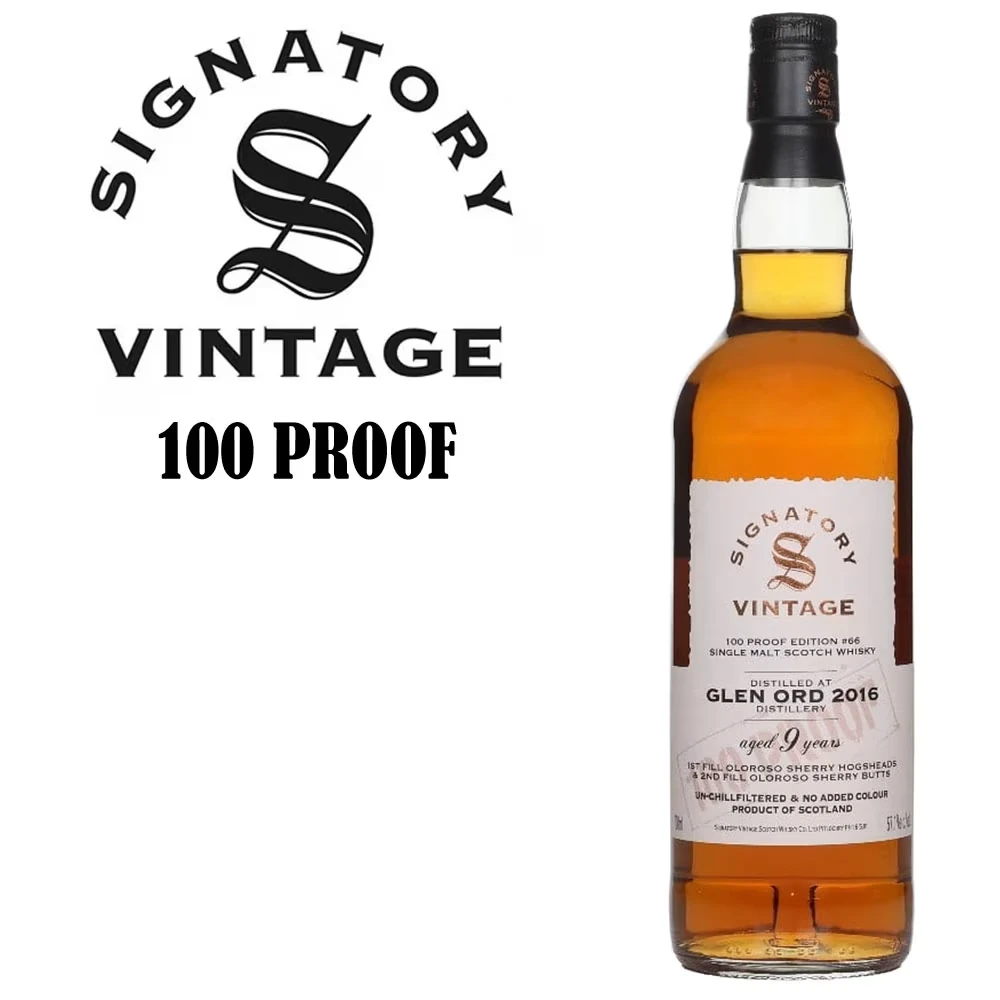 Glen Ord 2016 - Signatory 9 Jahre - 100 Proof / 57,1% Vol.