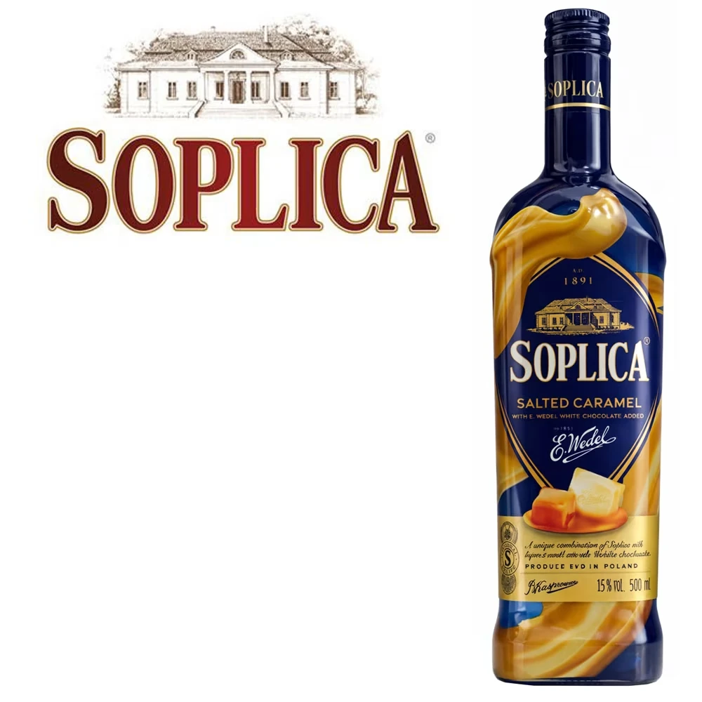SOPLICA, Likör, Salzkaramell, Flasche, 500 ml