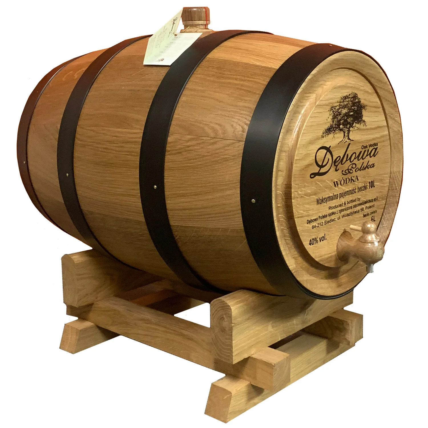 Debowa Vodka - 6 Liter im Holzfass