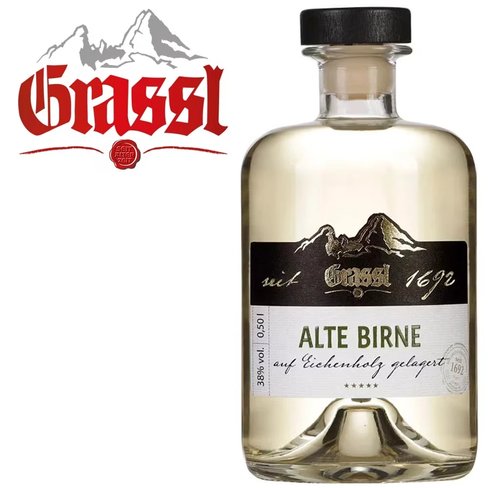 Grassl Alte Birne - Flachmann & Edelstahlbecher