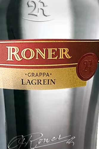 Roner Lagrein Grappa - Etikett