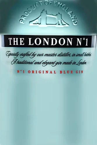 The London No 1 Blue Gin - Etikett