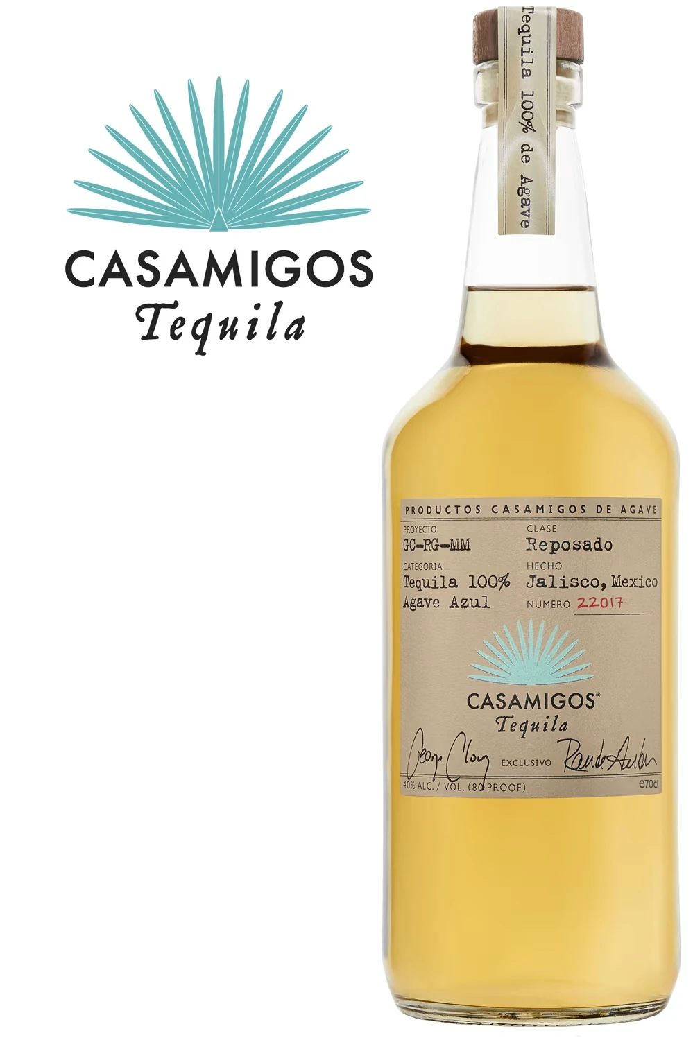 Casamigos Reposado Tequila - 0,7 Liter