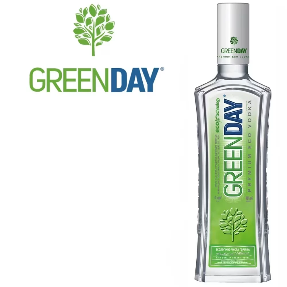Green Day Vodka - 40% Vol. / 0,7 Liter