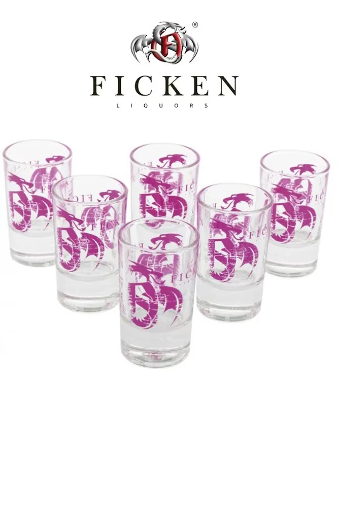 Fickenlikör Schnapsglas