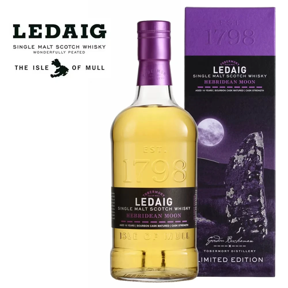 Ledaig Hebridean Moon - 10 Jahre - 58,8% Vol.