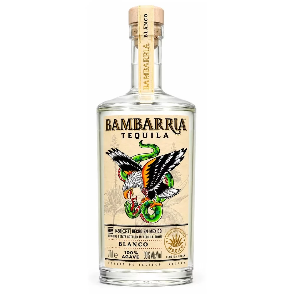 Bambarria Blanco Tequila - 38% Vol.
