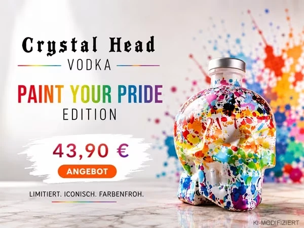 Crystal Head Paint your Pride Vodka