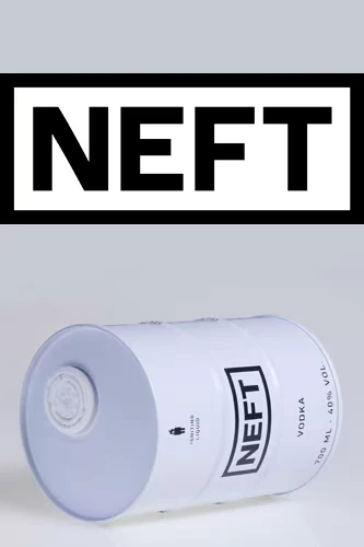 Nefft Vodka Ölfass