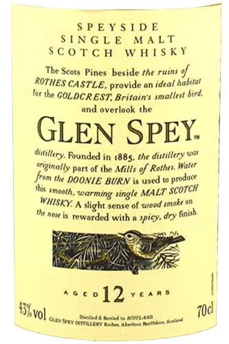 Glen Spey 12 Jahre Single Malt Whisky
