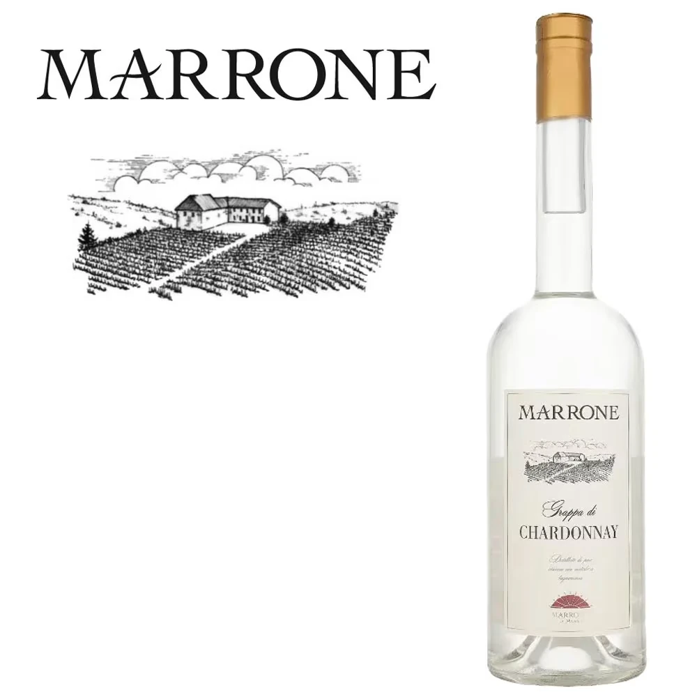 Marrone Grappa di Chardonnay - 40 % Vol. / 0,7 Liter