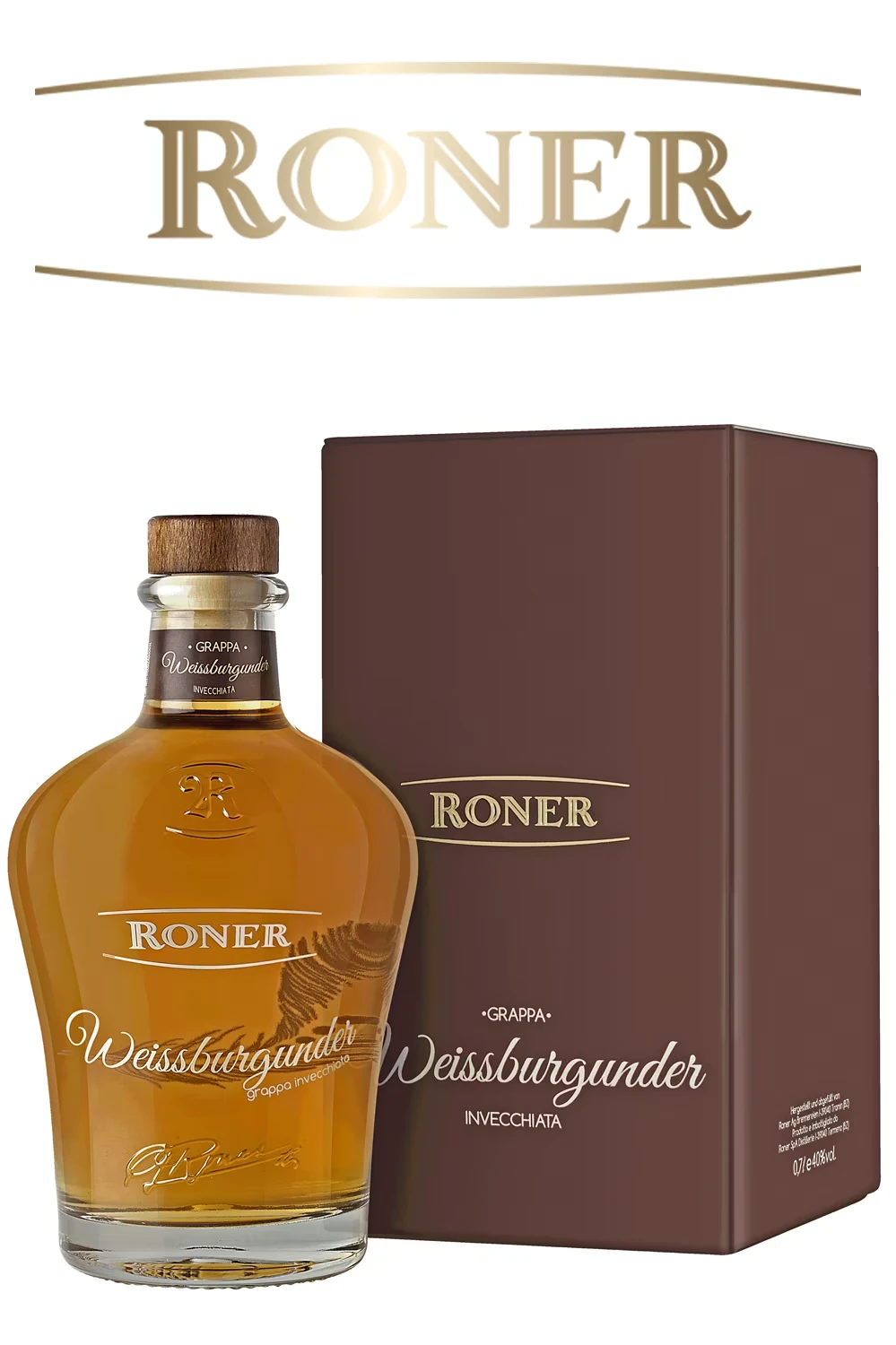 Roner Weißburgunder Grappa - Invecchiata