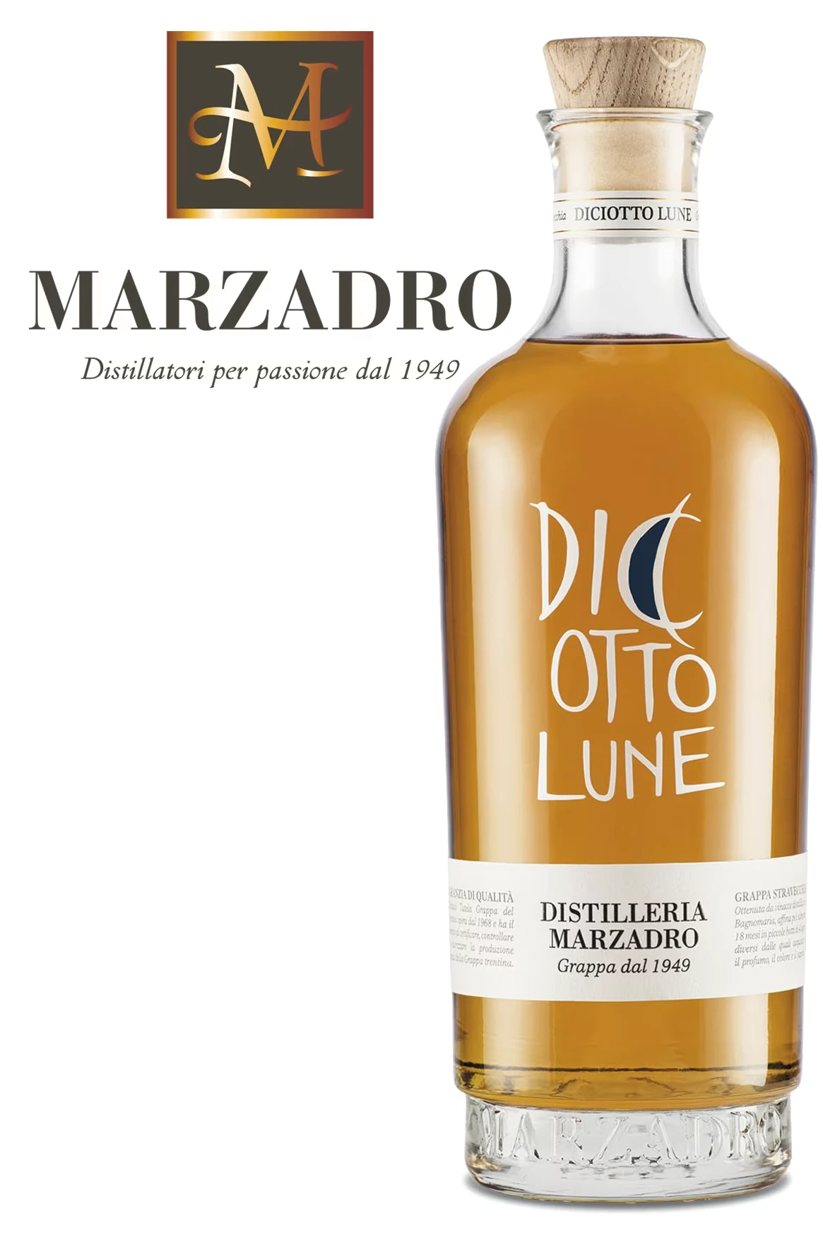 Marzadro Le Diciotto Lune - Grappa