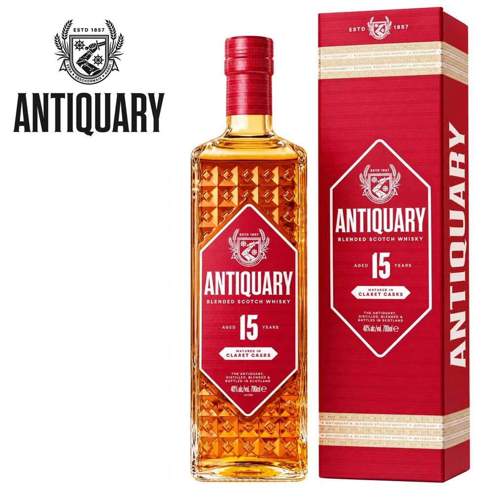 Whisky, Blended Scotch, Aged 15, Claret Casks, Bottle, Whisky, Blended Scotch, 15 Jahre, Claret Casks, Flasche