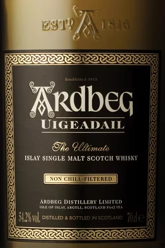 Ardbeg Uigedail Etikett