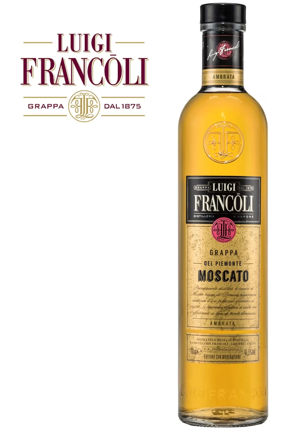 Luigi Francoli Grappa - Moscato del Piemonte Barrique