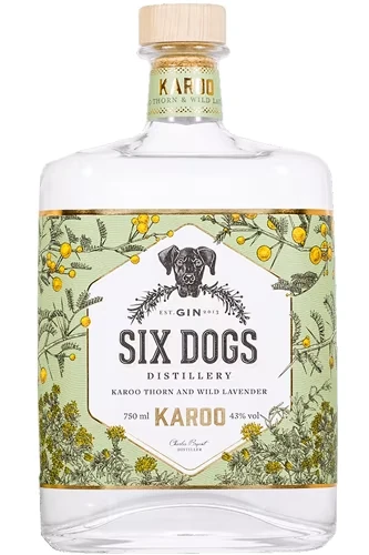 Six Dogs Karoo Gin - 43% Vol.