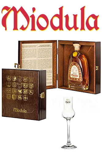 Miodula President mit Glas