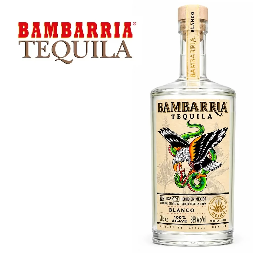Bambarria Blanco Tequila - 38% Vol.
