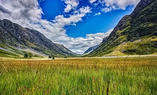 Landschaft Highlands Schottland