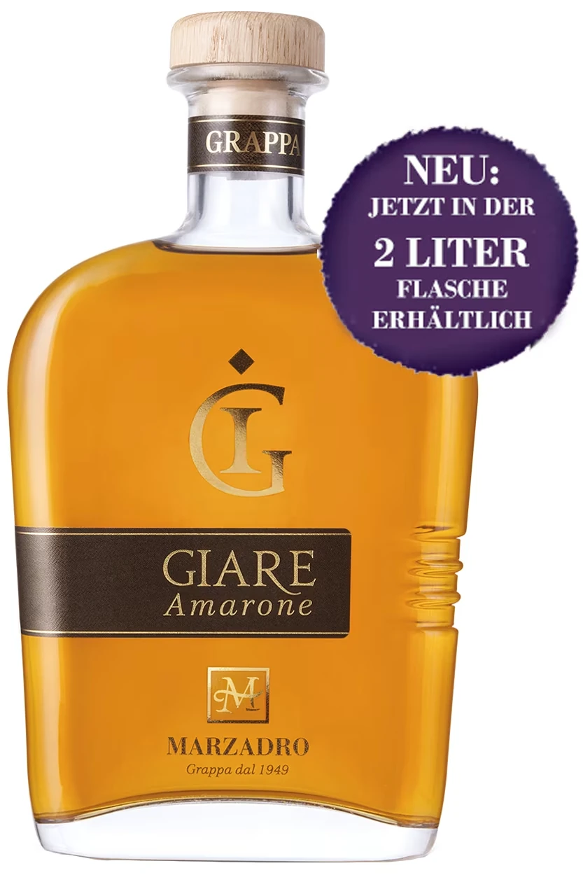 Marzadro Le Giare Amarone Grappa - 2 Liter