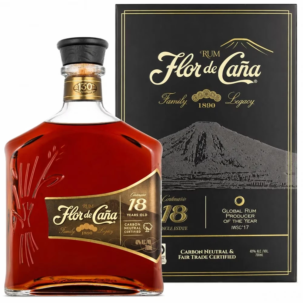 Flor de Cana 18 Jahre Rum - 0,7 Liter