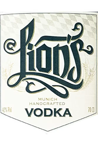 Lion´s Vodka Etikett