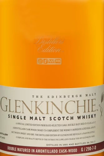 Glenkinchie Distillers Edition 2017 Etikett