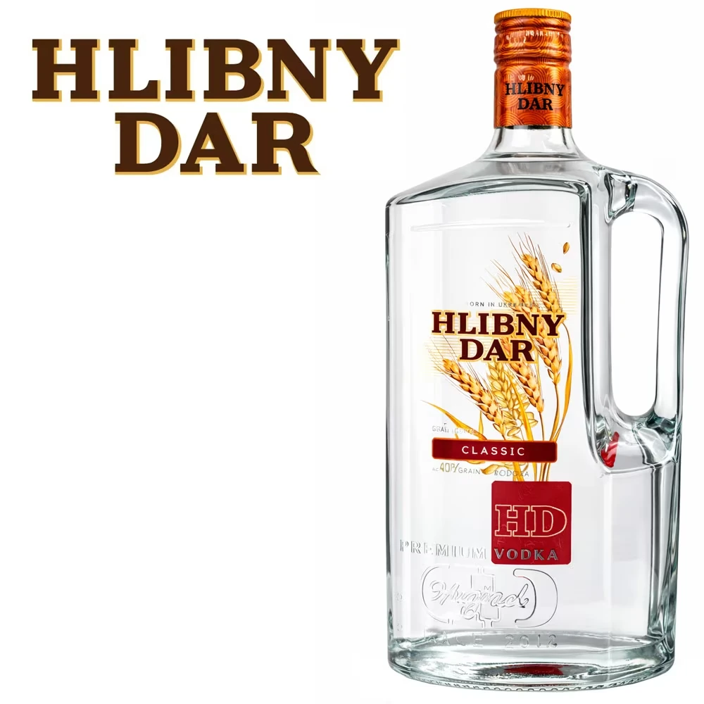 Wodka, Glasflasche, Klar, Goldene Ähren, Classic