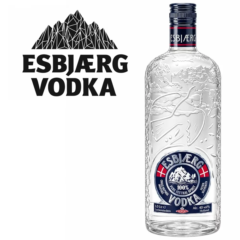 Esbjaerg Vodka - 40% Vol. / 1 Liter