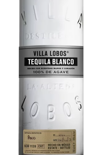 Villa Lobos Blanco Tequila Etikett